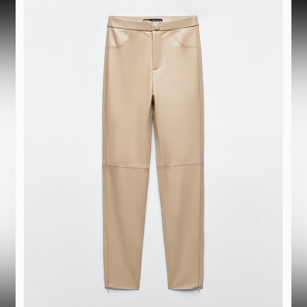 Zara Faux leather leggings